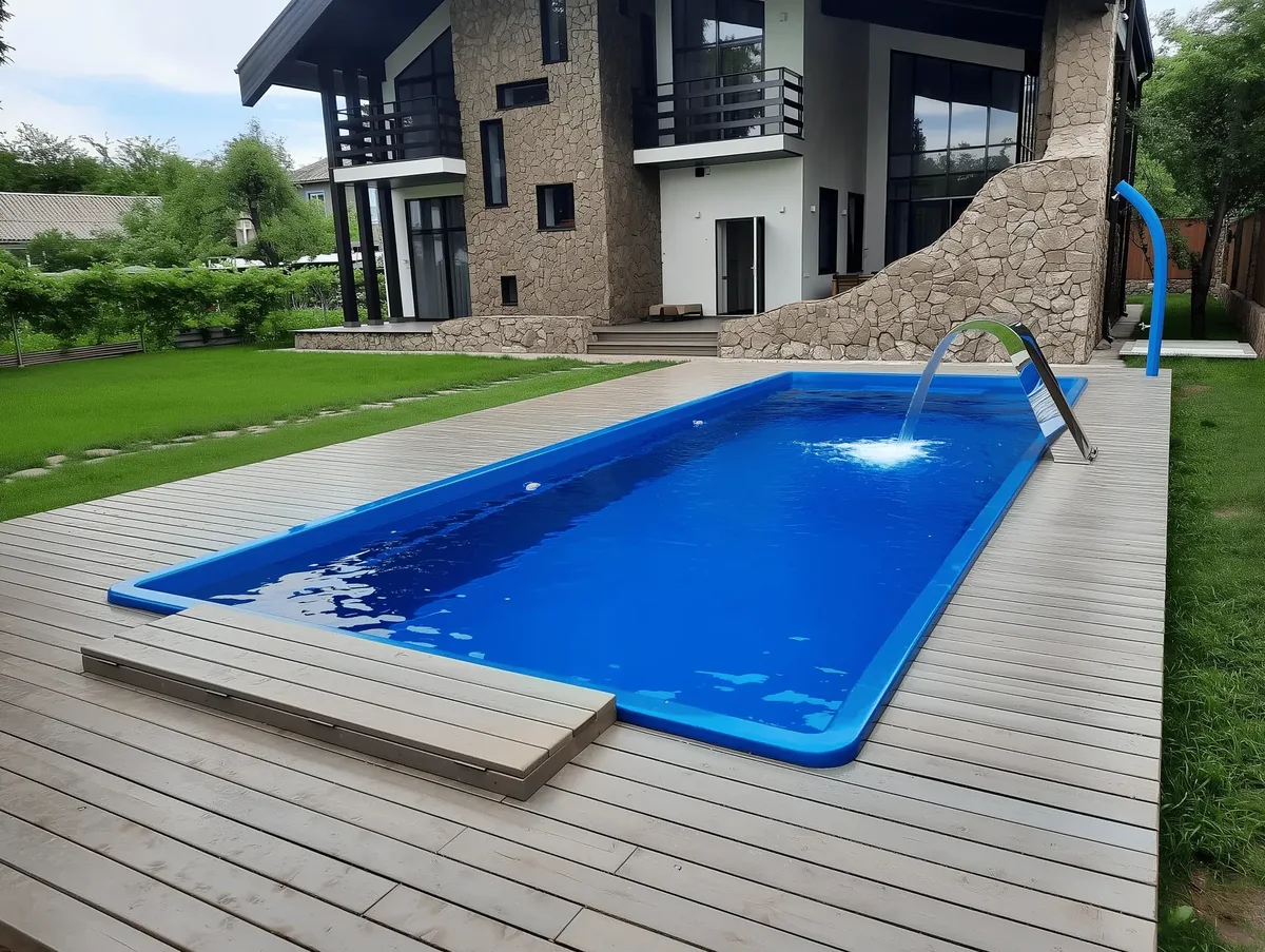 Композитный бассейн Laguna 9 — вид сверху в Волхове