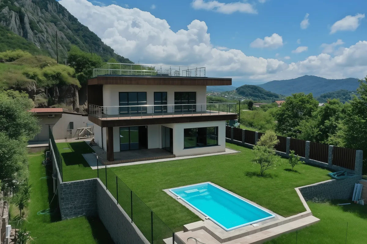 Композитный бассейн Laguna 6 — визуализация в Волхове