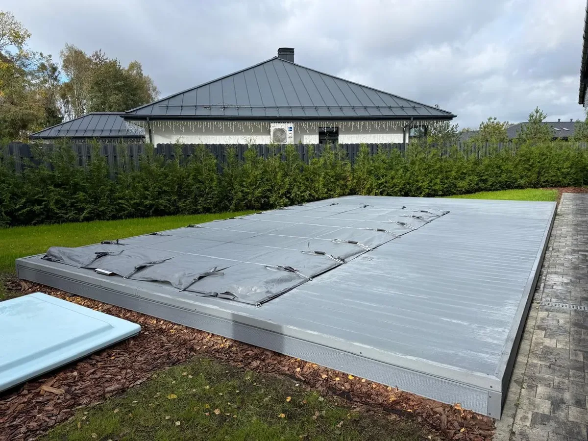 Покрывало Laguna Cover Mesh — установка в Волхове